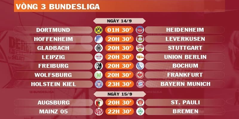 Lịch thi đấu Bundesliga Làm thế nào để theo dõi Lịch thi đấu Bundesliga
